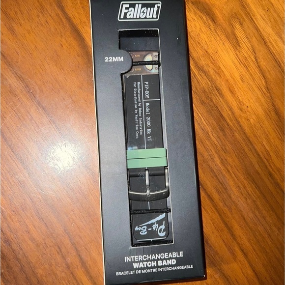 New Fallout PIP-BOY Smartwatch BAND 22mm Interchangeable - Picture 2 of 3